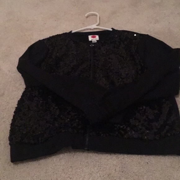 Black sequences jacket - Picture 1 of 2